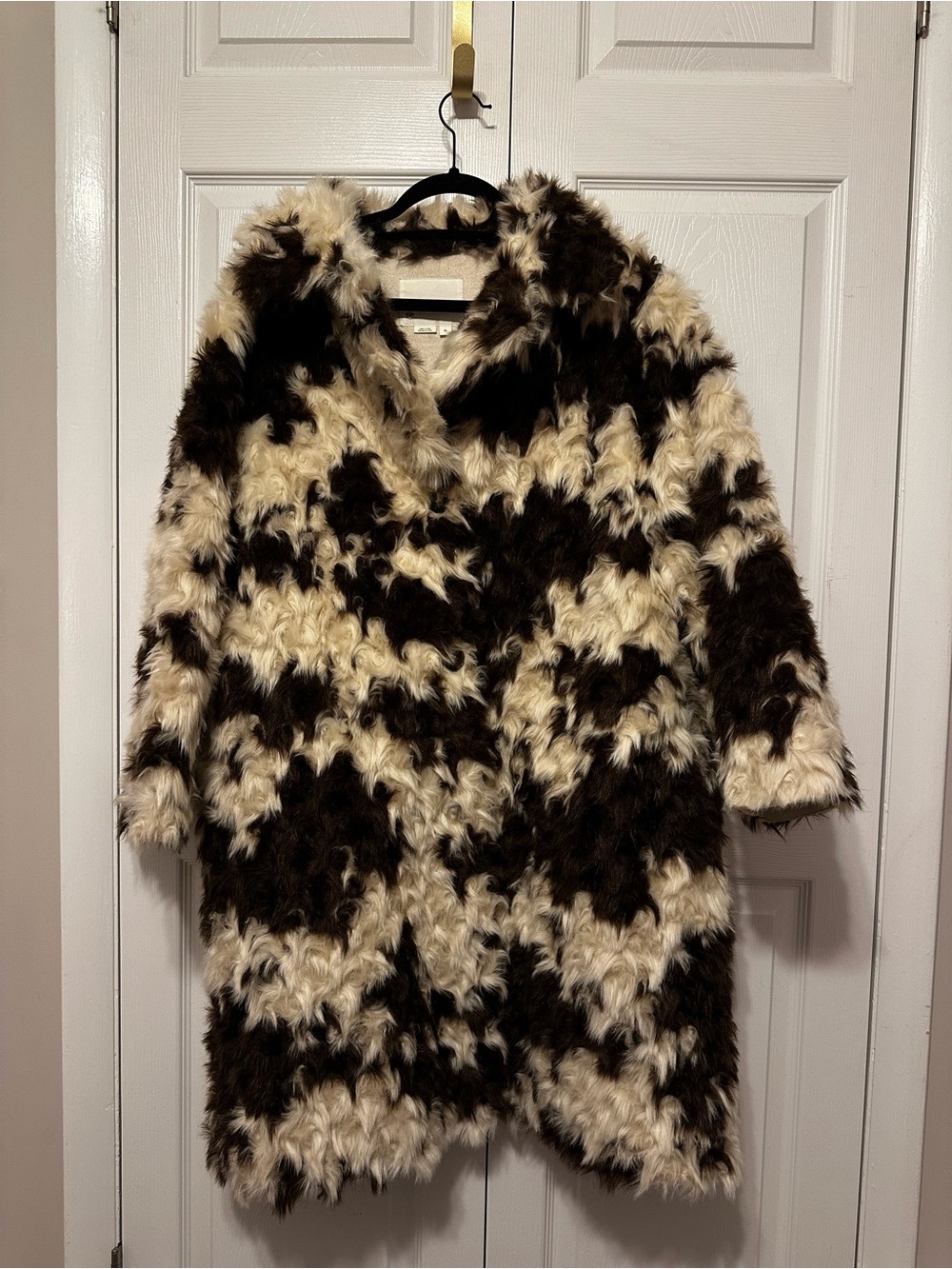 By Anthropologie Faux Fur Coat